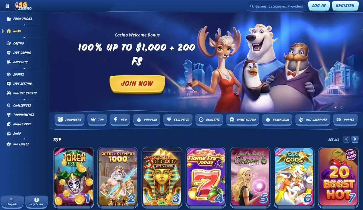 SG Casino casino review section 2